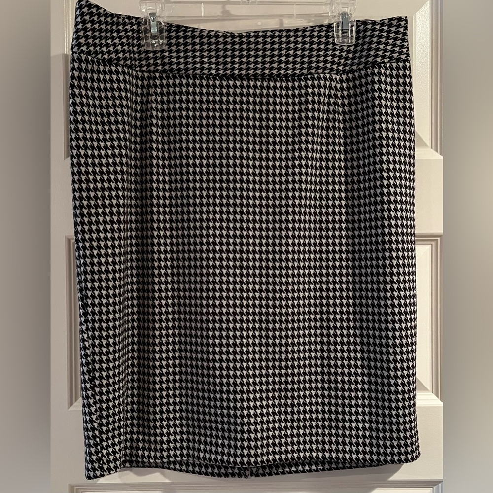 LaneBryant Houndstooth Pencil Skirt SZ 16